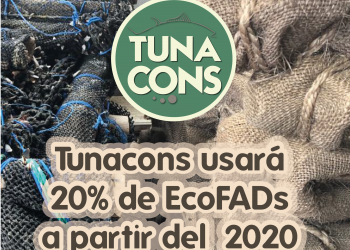 Antes del 31 de diciembre 2020, la flota de TUNACONS, habrá reemplazado al menos un 20% de plantados tradicionales por ecoFADs/NEDs