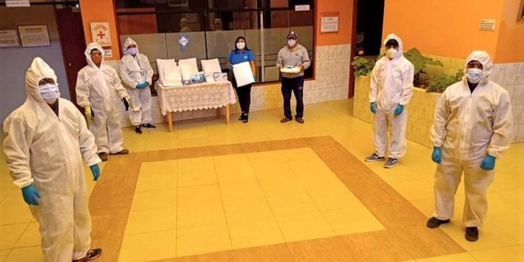Pesquera CFG Copeinca donó equipos de bioseguridad en Chimbote