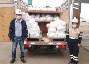 Empresas Austral Group, Cantabria y Hayduk donaron víveres en Coishco Viejo