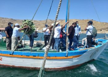 Piura: rinden homenaje a los pescadores que perdieron la vida por la covid-19