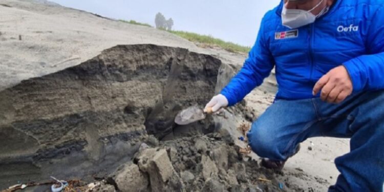 Ministerio del Ambiente: todavía hay contaminación por hidrocarburo en playas dañadas por derrame de petróleo