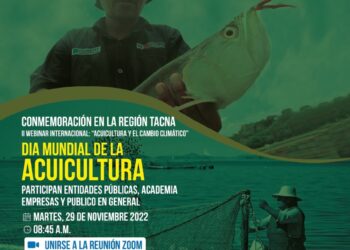 Tacna: realizarán webinar internacional por el Día Mundial de la Acuicultura